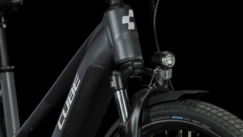 Cube Touring Hybrid One 625 Electric Bike in Grey-4